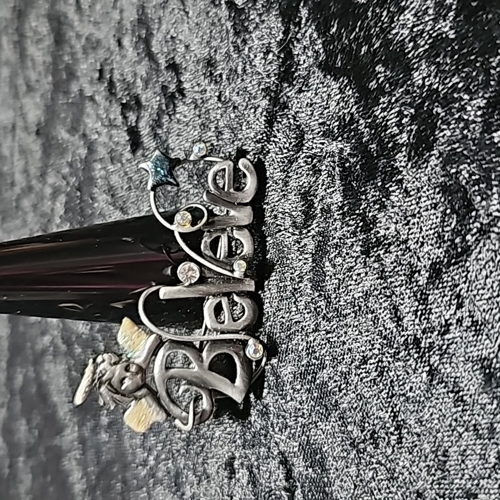 Gorgeous Brooche Pewter and Rinestones